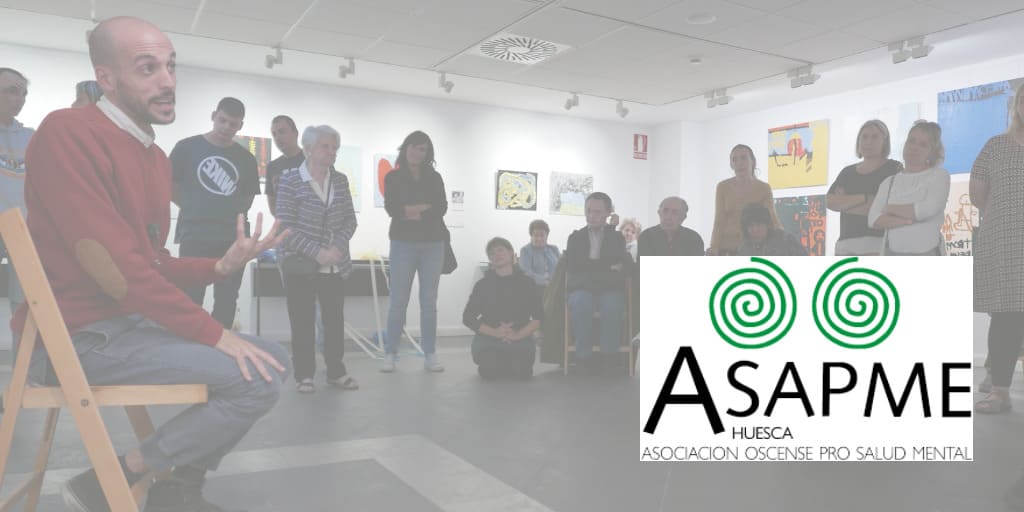 Arteterapia Ámbito Sanitario, charla con un grupo de personas